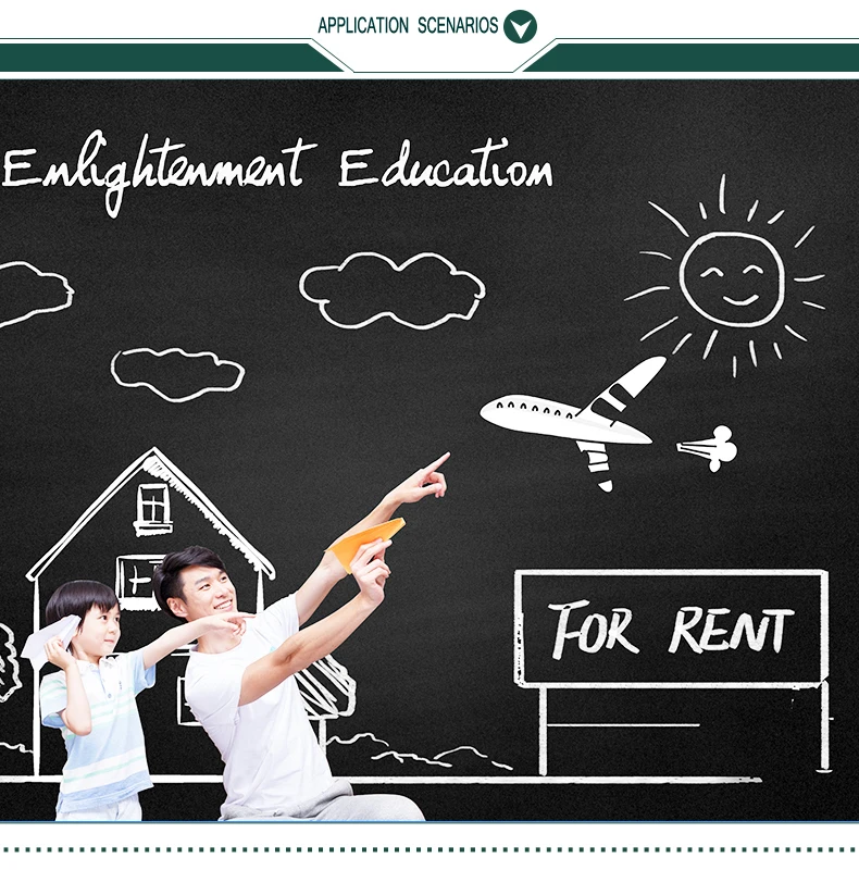 Съемная виниловая наклейка на стену стикер доску для офиса и школы