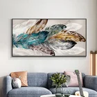 Алмазная 5D живопись сделай сам, современное искусство, вышивка крестиком из цветных перьев, полноразмерная Круглая Мозаика из страз, вышивка GG5053