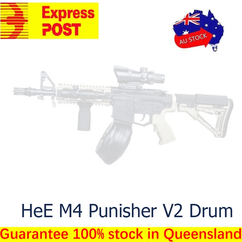HeE M4 Punisher V2 барабанный гелевый бластер поддельный пистолет Nerf пистолеты оружие