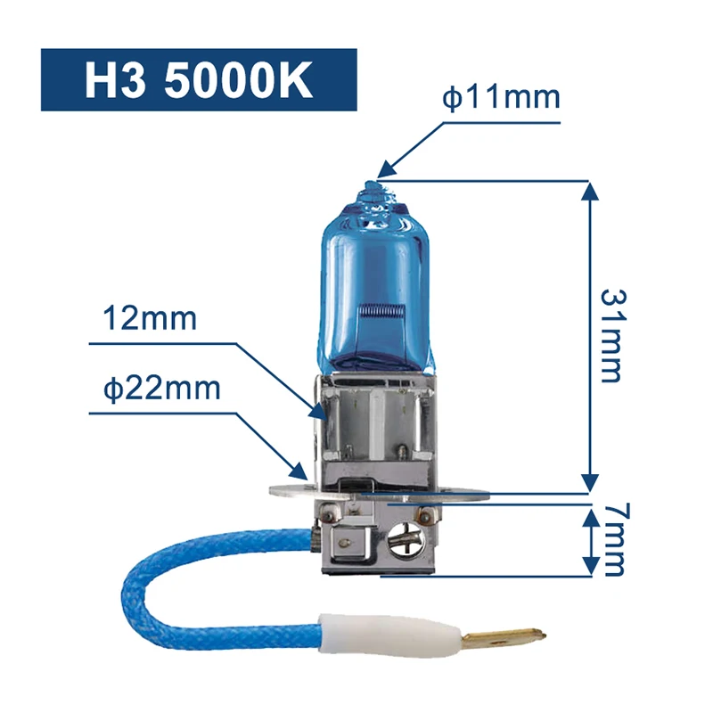 Philips h3 галогенный 55 Вт 12 В Diamond Vision 5000K Ultimate белый светильник Авто Лампа H3 головной светильник оригинальные аксессуары для автомобиля 2 шт