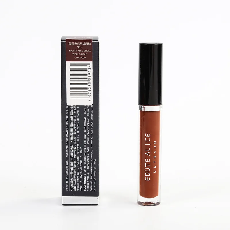 

6 Color Clear Glitter Lip Gloss Tint Liquid Lipstick Nutritious Moisturizer Long Lasting Stain Brand Makeup Cosmetics