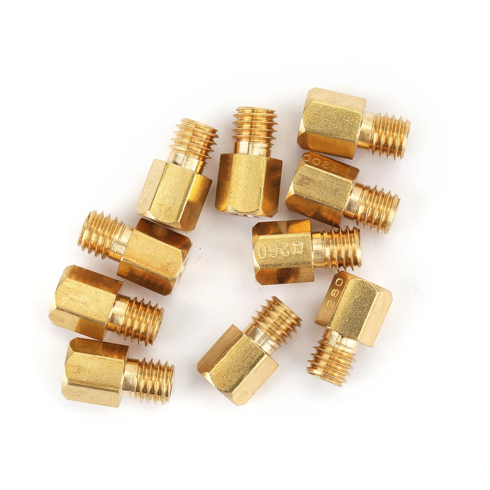 Artudatech 10 шт. шестигранные основные струи для MIKUNI VM TM TMX 200-290 220 250 4/042 карбюратор Moto |