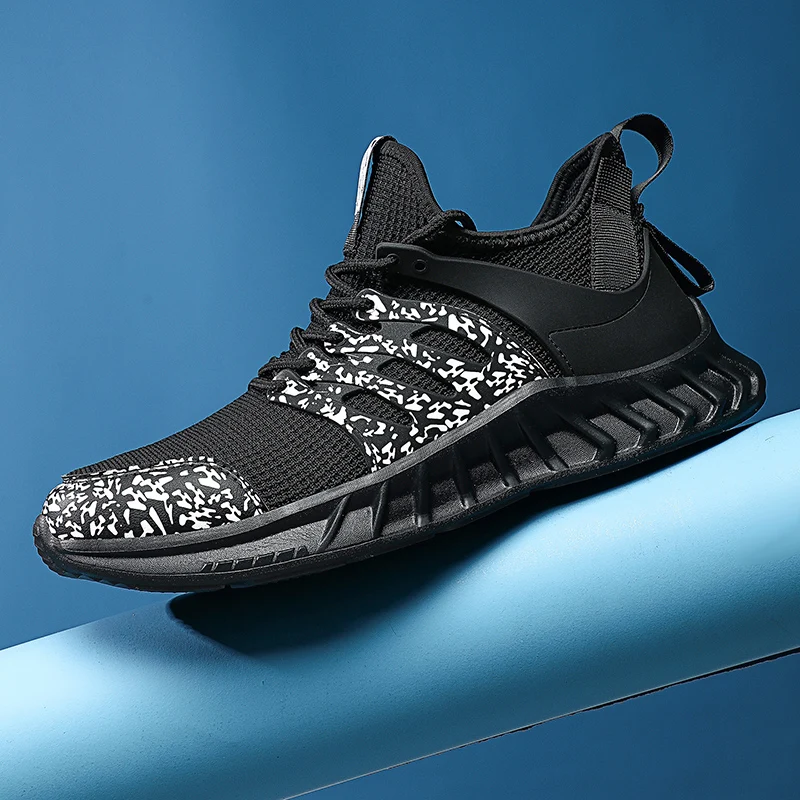 New Mesh Mens Running Shoes Man Sport Sneakers Male Outdoor Flat Walking Driving Footwear Summer Breathable Size 39-46 | Спорт и
