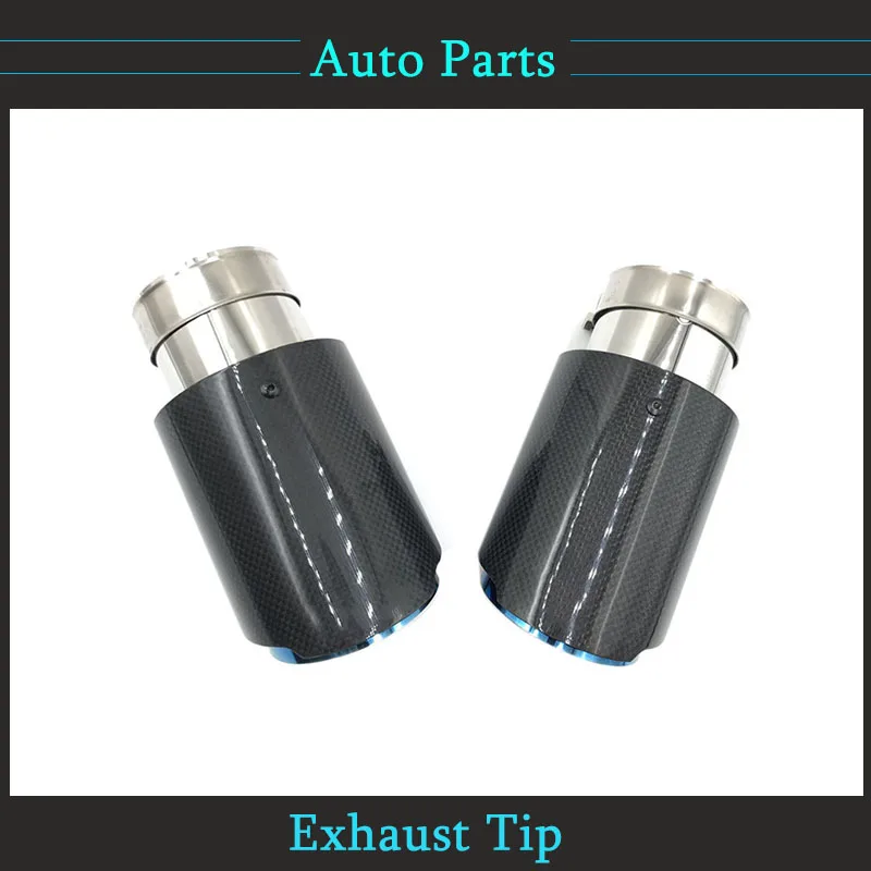 

1 шт., автомобильный глушитель из углеродного волокна, из нержавеющей стали