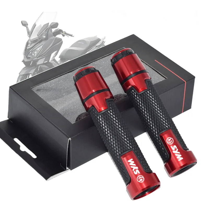 Universal 7/8&quot Motorcycle handle grip for SYM Joymax Z 125 200 250 300 GTS 250i 300i T3 CNC Aluminum scooter handlebar grips |