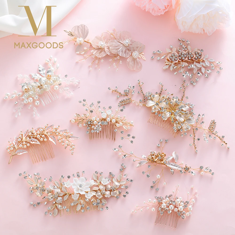 Женская заколка для волос винтажная расческа с кристаллами стразы свадебной