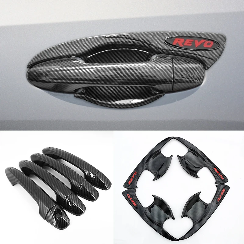 Для toyota hilux revo rogue rocco невероятная черная Автомобильная боковая дверная ручка из