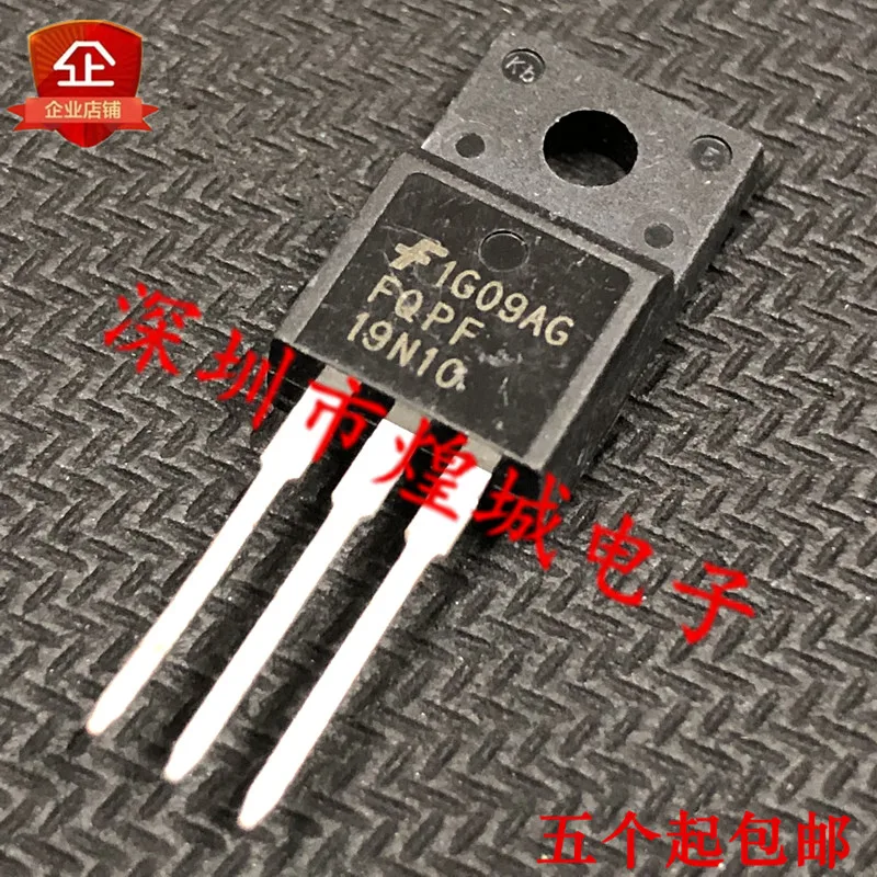 

5PCS/Lot FQPF19N10 ½ TO-220F 13.6A 100V 5