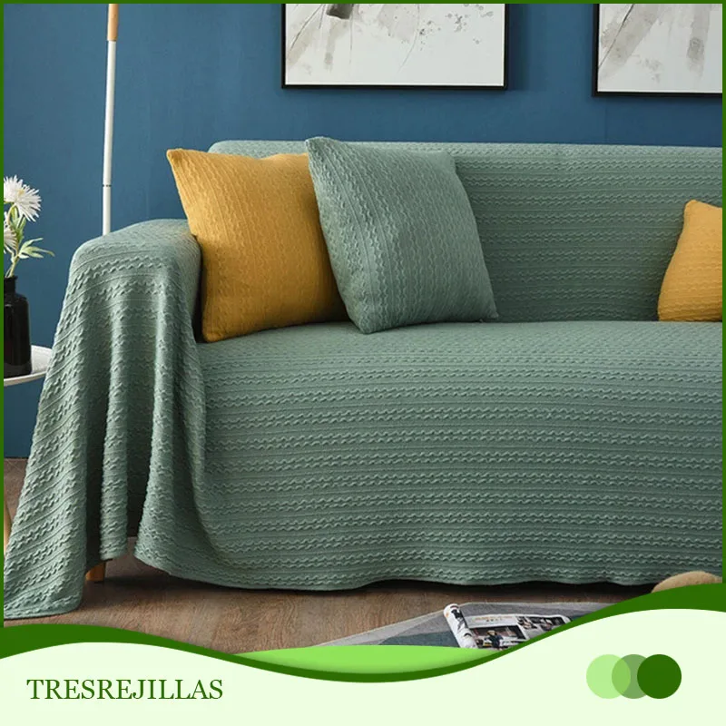 

Nordic Style Knitted Blanket Keep Warm Chunky Blanket Bed Sofa Office Leisure Nap Cover Blanket Air Conditioning Tapestry