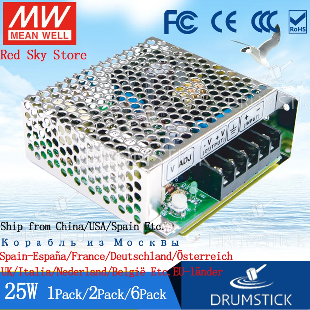 (1 упаковка) Тайвань Meanwell SD 25A 5 25 Вт (9 2 ~ 18 В) 12В вариант 5V5A DC Преобразователь