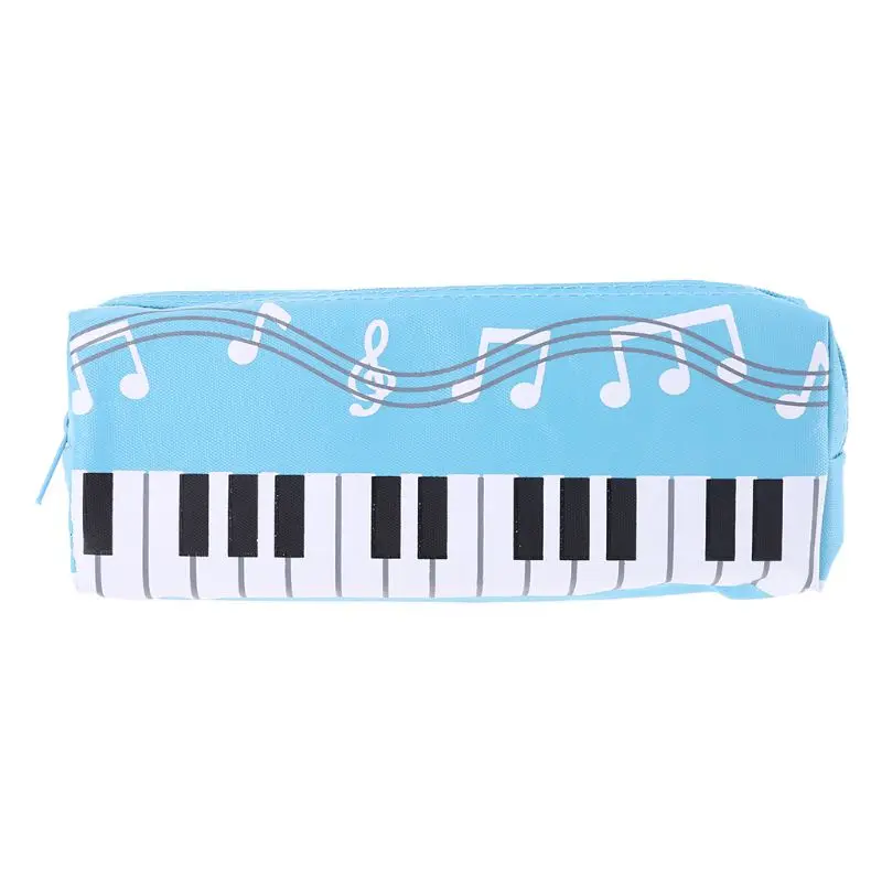 

CPDD Music Notes Piano Keyboard Pencil Case Large Capacity Pen Bags Stationery Office