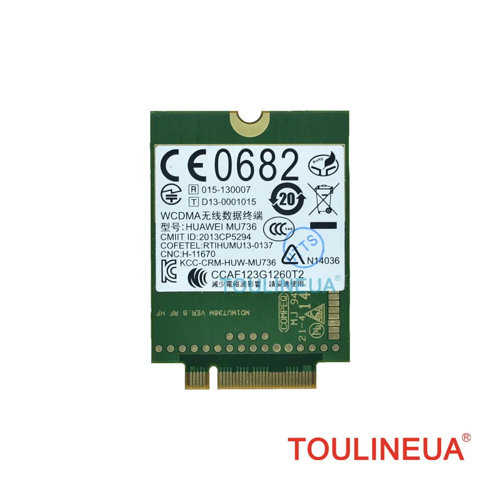 MU736 HS3110 SPS 748599 001 746700 WCDMA HSPA + NGFF 3G WWAN сетевая карта для ноутбука HP ZBook 17 15 14 450 G1|wireless