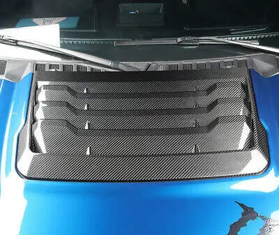 

Real Carbon Fiber Front Hood Cover Trim 1pcs For Ford F150 F-150 2015-2019