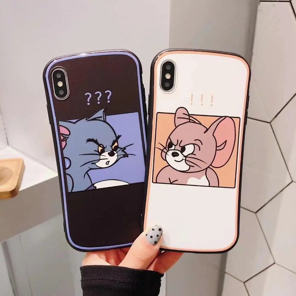 MS Win чехол для iPhone11 Pro Max X XR XS 7 8 Plus Tom Jerrys мультяшный питомец мобильный телефона