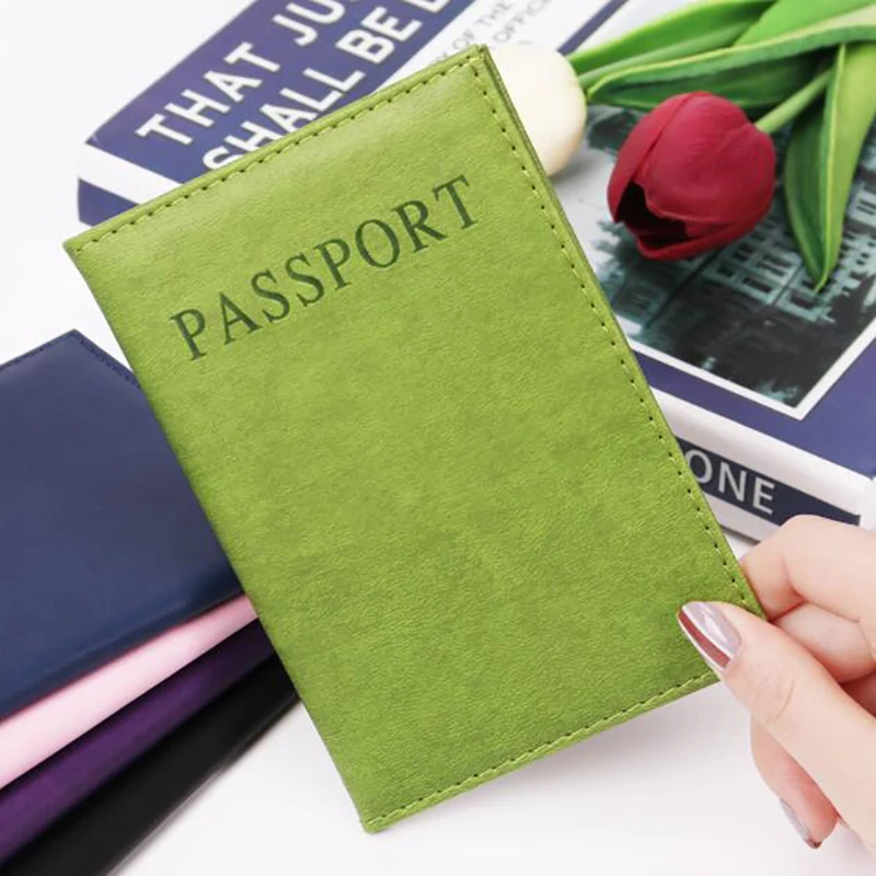 

NEW PASSPORT COVER PU LEATHER WOMEN PASSPORT HOLDER WOMEN'S TRAVEL PASSPORT COVER UNISEX CARD CASE MAN CARD HOLDER WALLET
