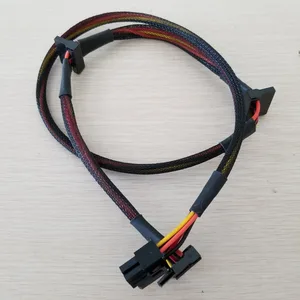 Модульный блок питания 6Pin на 3 порта SATA силовой кабель 18AWG провод 80 см для NP TP ECO Series