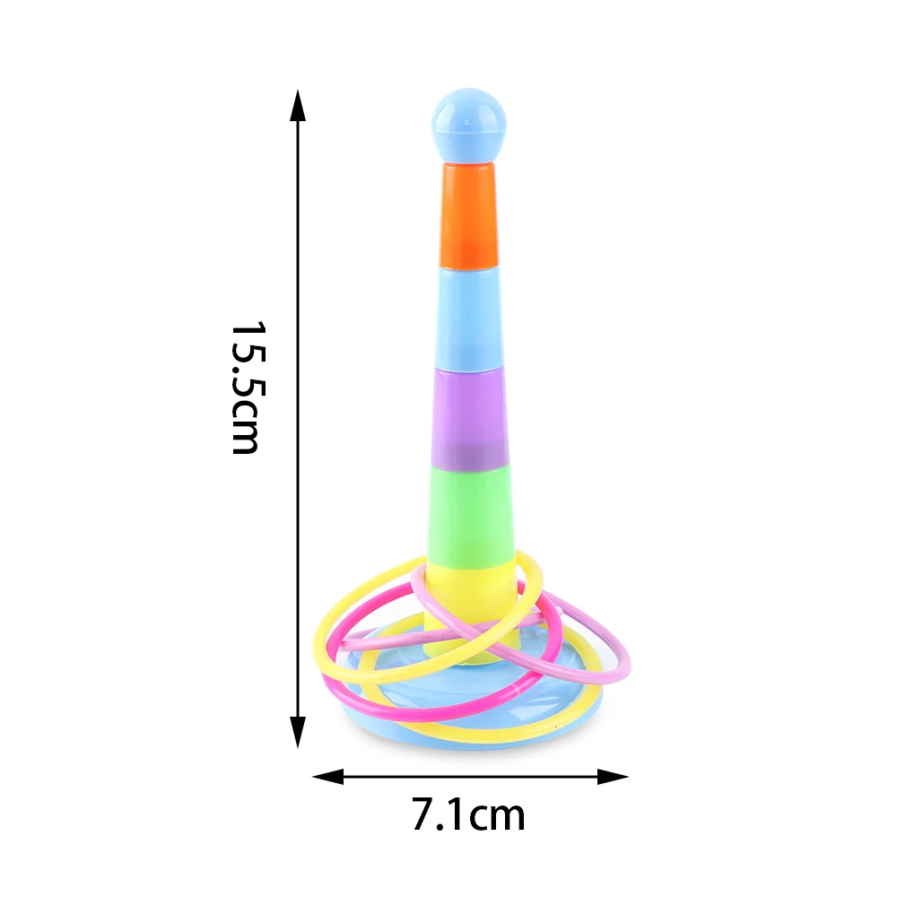 Hoop Toss Plastic toss Garden Game Pool Toy Outdoor Fun Set Toys Intelligence Educational for Children Kids Gift | Игрушки и хобби