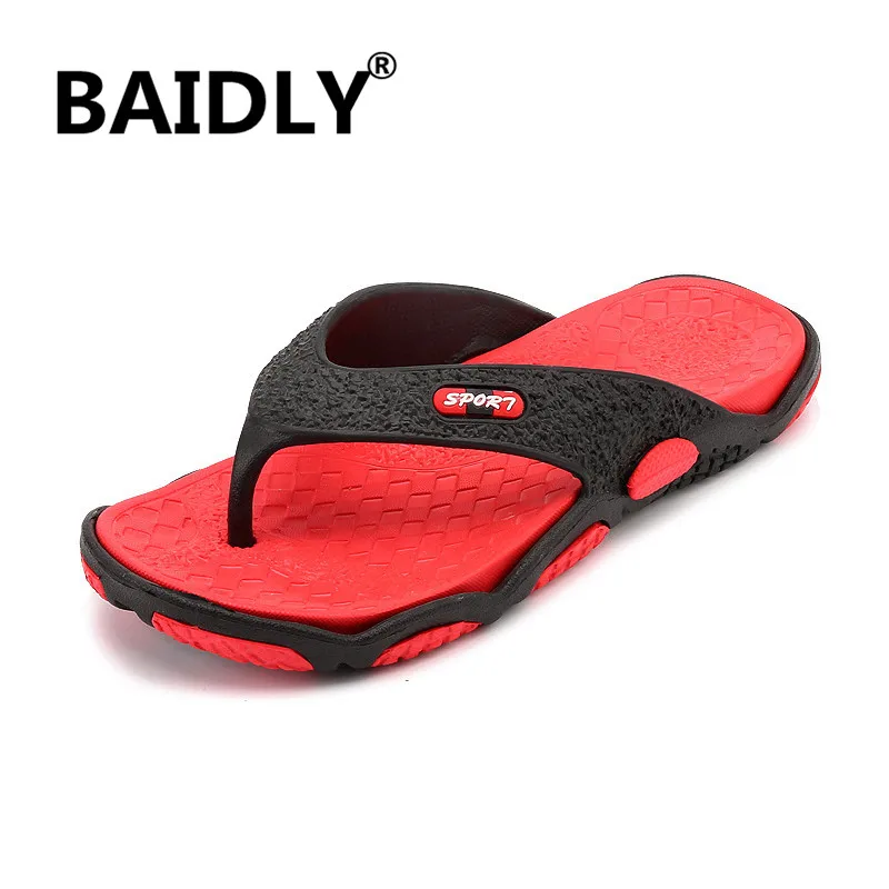 Шлепанцы Мужские дышащие повседневные сланцы для прогулок пляжа плоская подошва