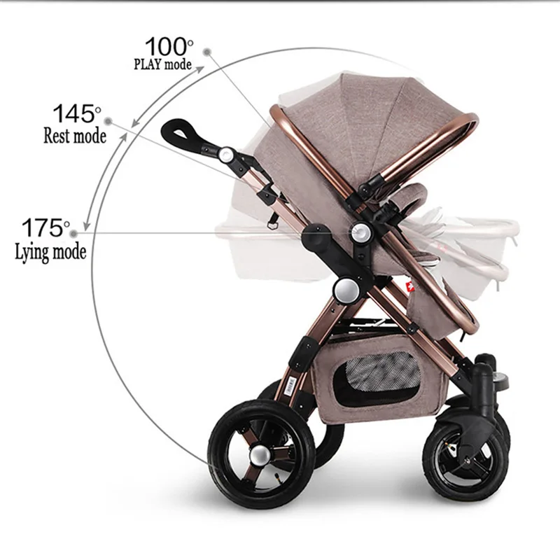 GoldBaby детская коляска 2 в 1 3 Детские автокресла России бесплатная доставка|baby