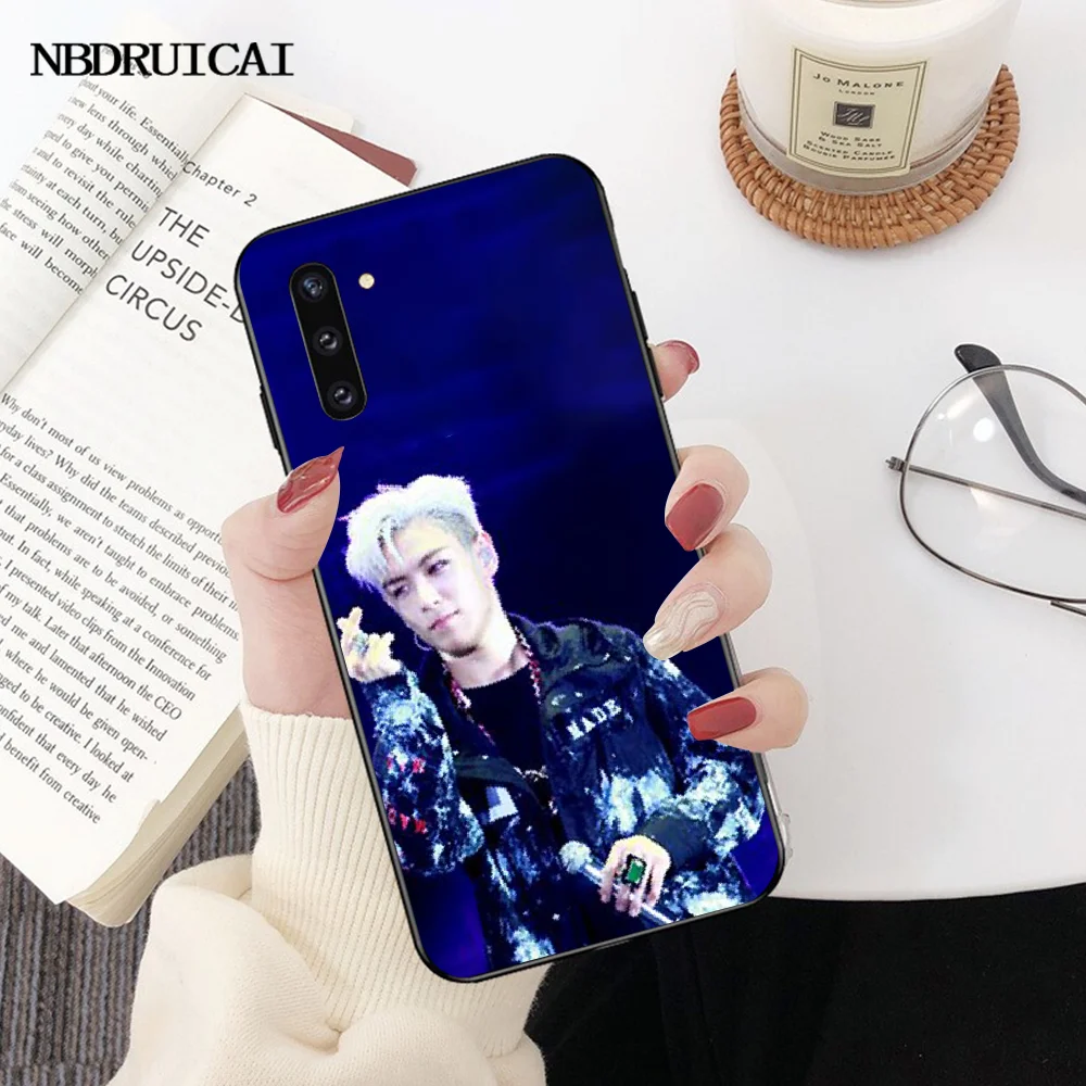 Черный мягкий чехол для телефона из ТПУ PENGHUWAN BigBang T.O Samsung Note 3 4 5 7 8 9 10 pro M10 20 30 |