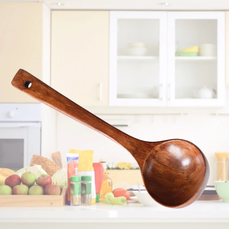 1 шт. деревянная ложка в японском стиле кухонная чайная для приготовления супа