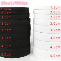 1 meters 101518202530384050mm whiteblack nylon highest elastic bands garment trousers sewing accessories