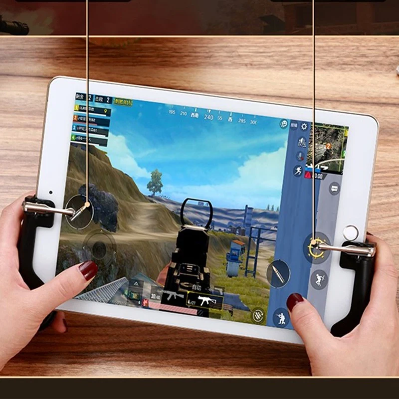 Для PUBG FPS игровой Геймпад контроллер L1R1 триггер огонь Кнопка Aim ключ джойстик