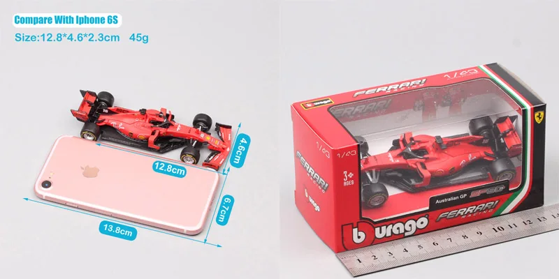 1/43 масштаб bburago SF90 No#16 Charles Leclerc No#5 Sebastian SF71H SF70H RB14 Diecasts& Toy Vehicles гоночный автомобиль модель дети