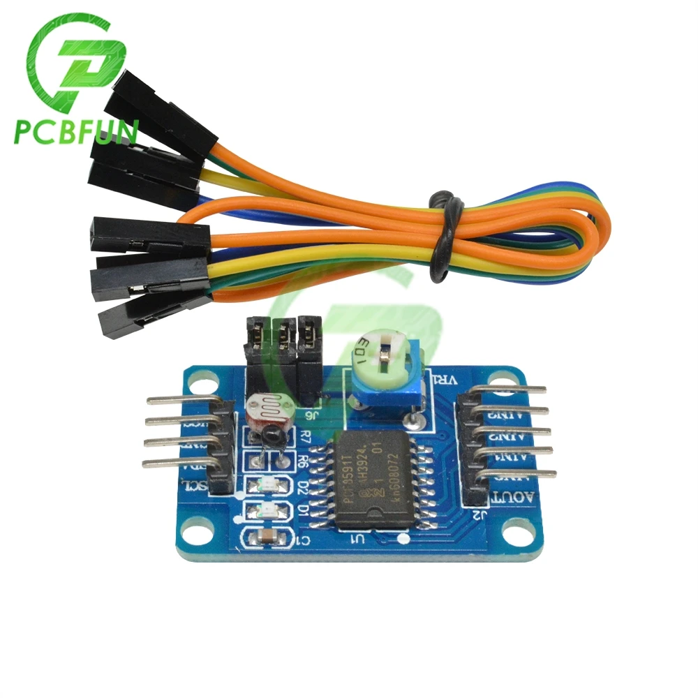 PCF8591 AD/DA преобразователя постоянного тока с аналого цифрового в аналоговый Conversion