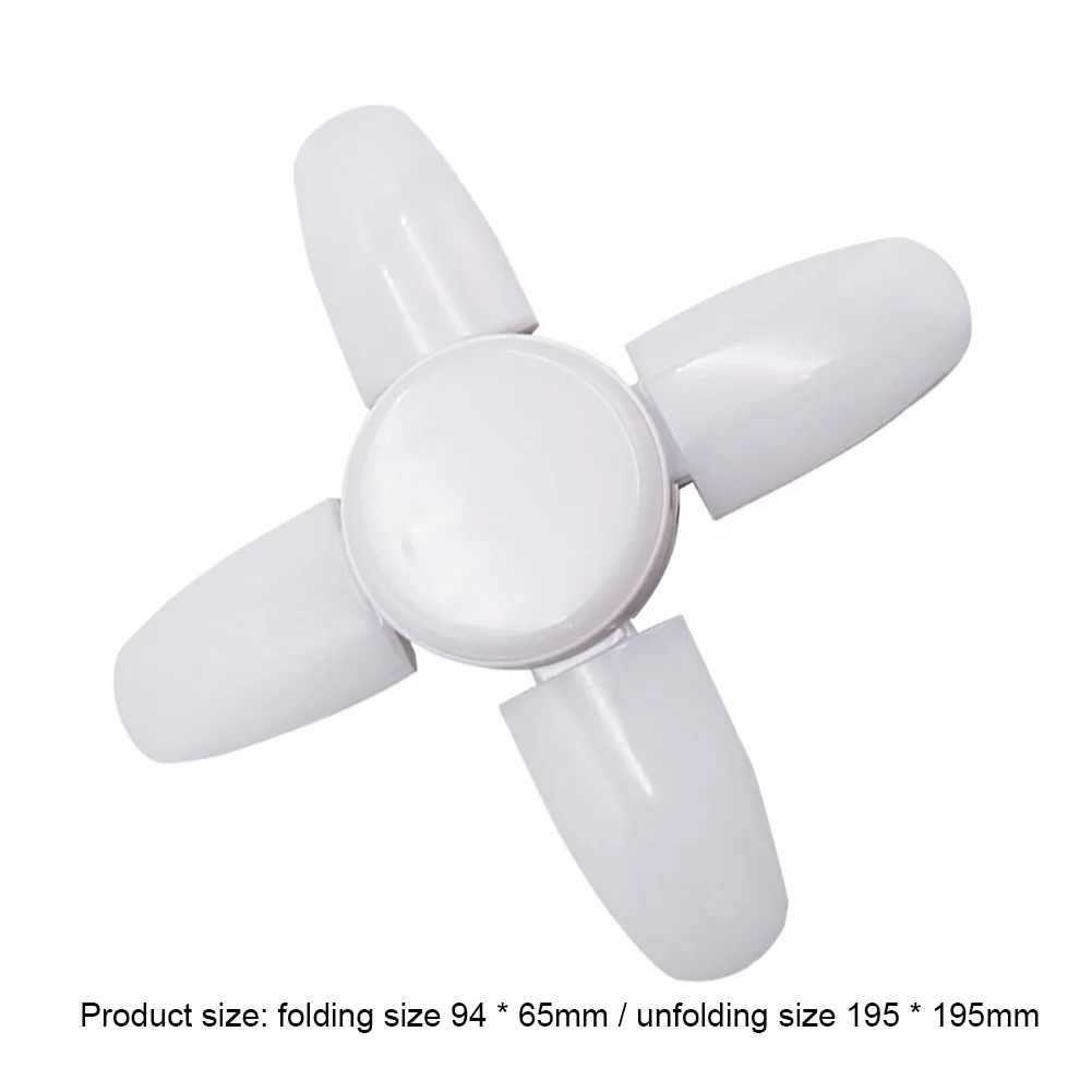 

6500K LED Deformable Garage Lamp High Bay Workshop Ceiling Warehouse Light Bulb E27 Foldable Ceiling Lights Workshop