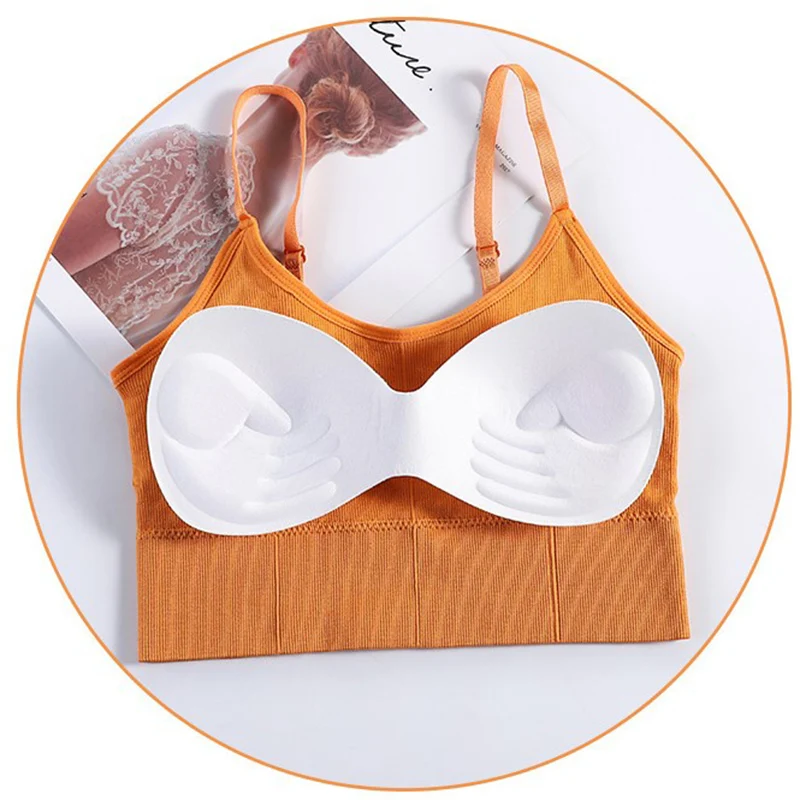 

Women Push Up Bra Tube Top Seamless Bralette With Chest Pad Sexy Lingerie Summer Tube Top Brassiere Underwear Beauty Back