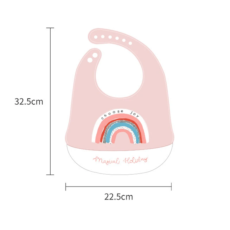 De silicona suave beb&eacute; ni&ntilde;os ni&ntilde;as cosas impermeable babero alimentaci&oacute;n reci&eacute;n nacido infantil de dibujos animados delantales ni&ntilde;os babero provecho pa&ntilde;os Bandana-2