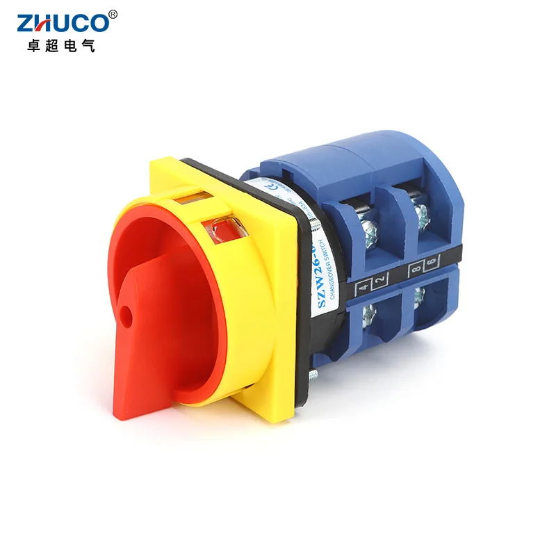 ZHUCO SZW26-63 2GS 64X64mm Панель 2 Фаза 63A переключение Мощность отрезной замок Комбинации