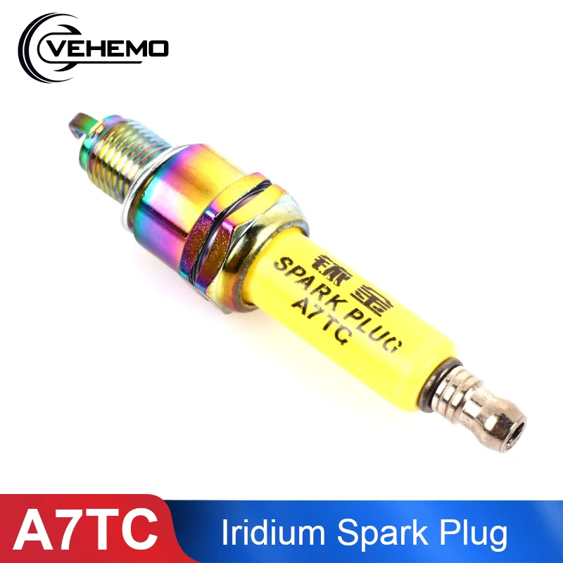 Свеча зажигания для скутера мотоцикла Iridium A7TC 70 100 110 125 150 фитинги свечей