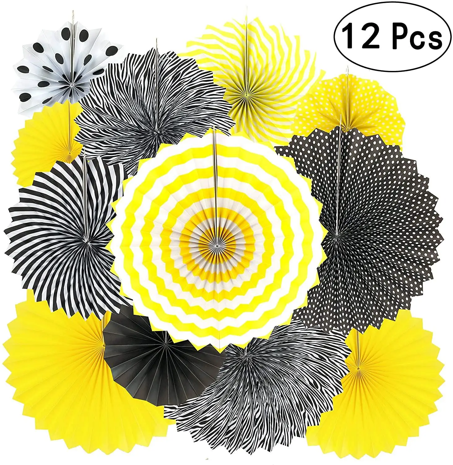 12 шт желтая пчела Вечеринка висячие украшения-Лето карнавал потолочные подвески