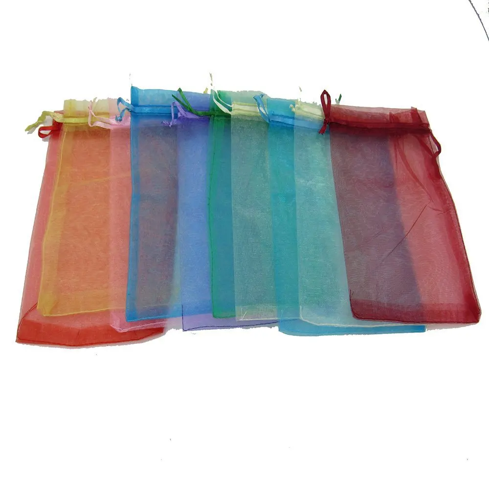 50 шт (10 размеров) подарочные мешочки из органзы подарок на Рождество Хэллоуин