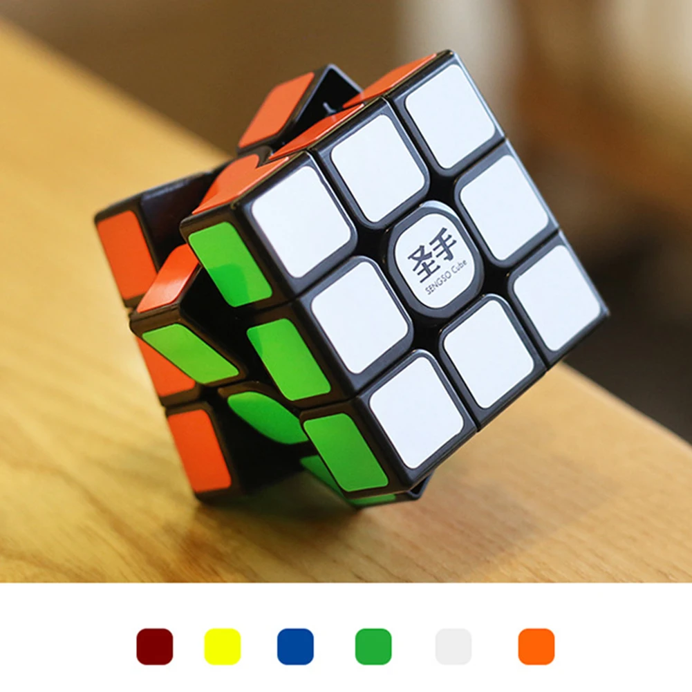 SHENGSHOU волшебный куб 3x3x3 скоростной легкий Гладкий детский Развивающий Пазл