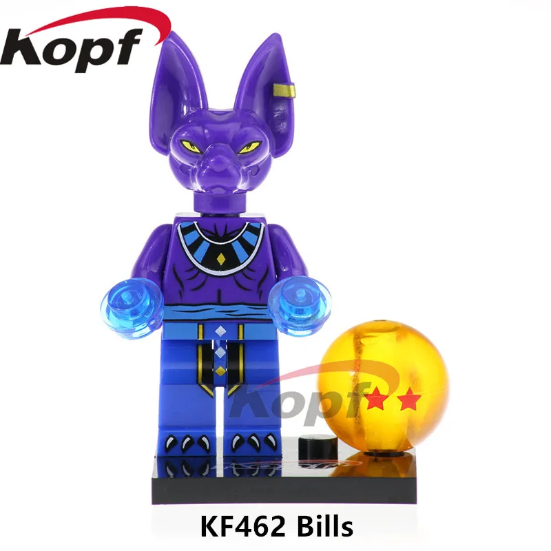 KF462 Without Box Одиночная строительных блоков Dragon Ball Z Majin Boo Android 16 Dyspo Kaio Shin Goku Ssj Xeno фигурки Детские модельные игрушки KF497 - Color: KF462 Without Box