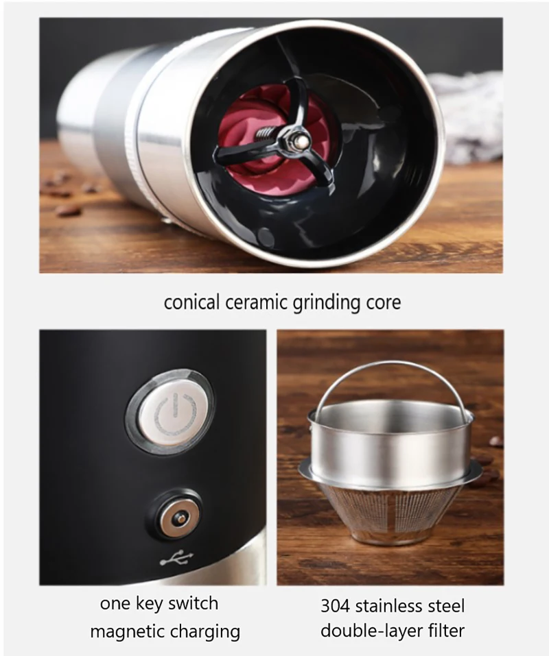 

Portable Coffee Machine Small Travel Coffee Maker for Car Expresso Maker Nespresso Dolcegusto Capsule Espresso Machine Coffeewar