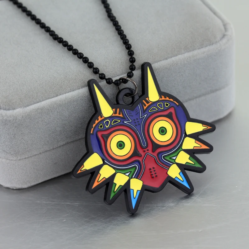 

New Logo Necklace Pendants Sword Z Triangle Breath of the Wild Owl Car Keyring Men Jewelry