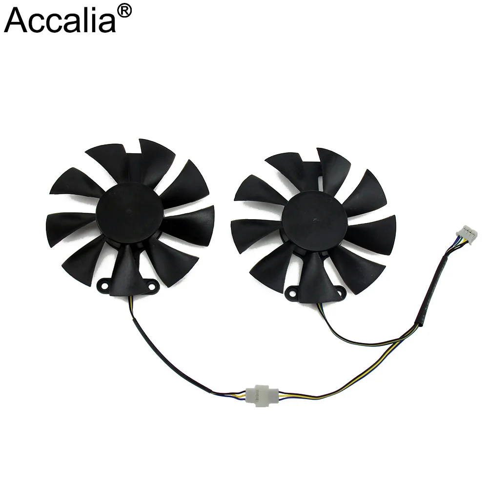 Red Devil RX470 RX480 RX580 GPU Cooler Cooling Fan For PowerColor Radeon Red Dragon AX RX 480 470 580 Video Cards As Replacement