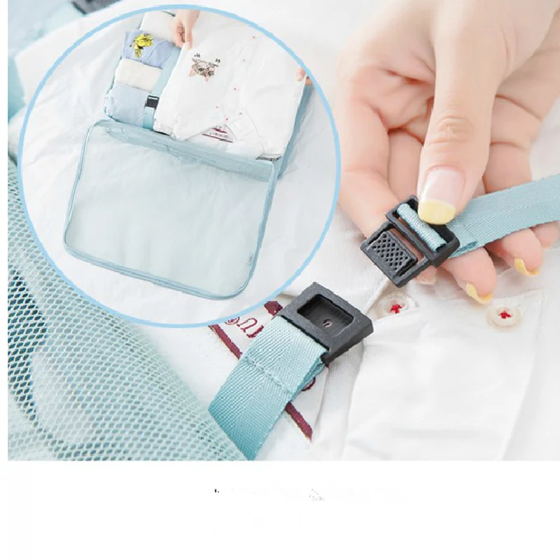 

7pcs Simple Cactus Print Travel Storage Bag For Luggage Portable Baggage Tidy Organizer Suitcase Waterproof Storage Case Set