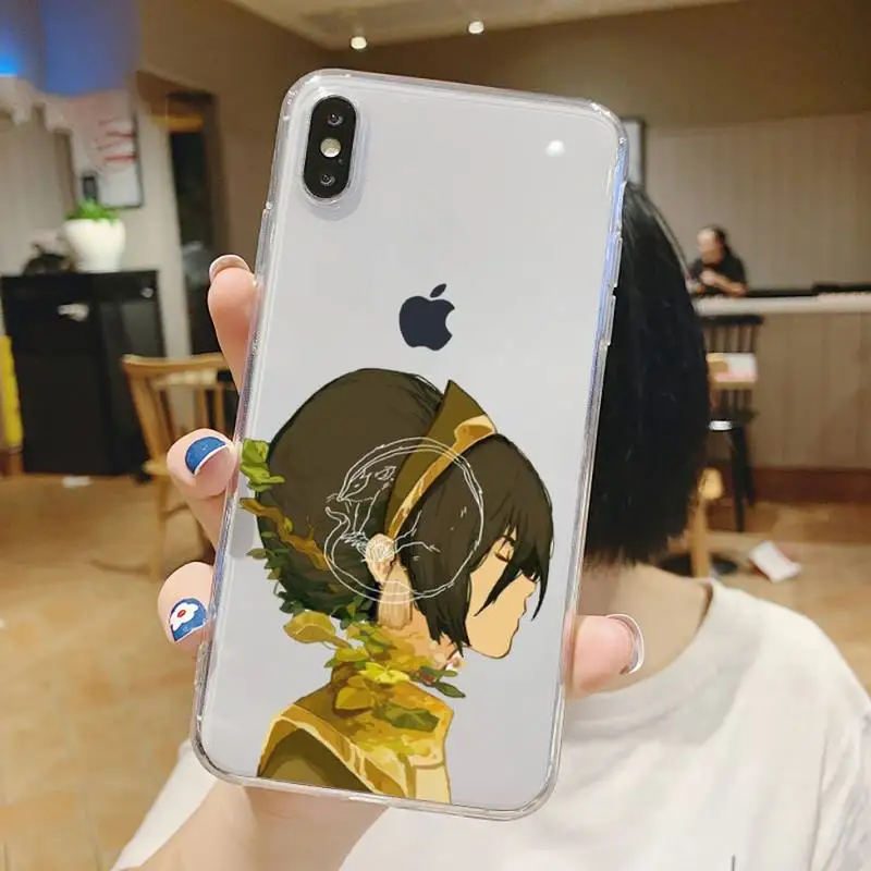 

Avatar The Last Airbender japan anime Phone Case Transparent for iPhone 6 7 8 11 12 s mini pro X XS XR MAX Plus