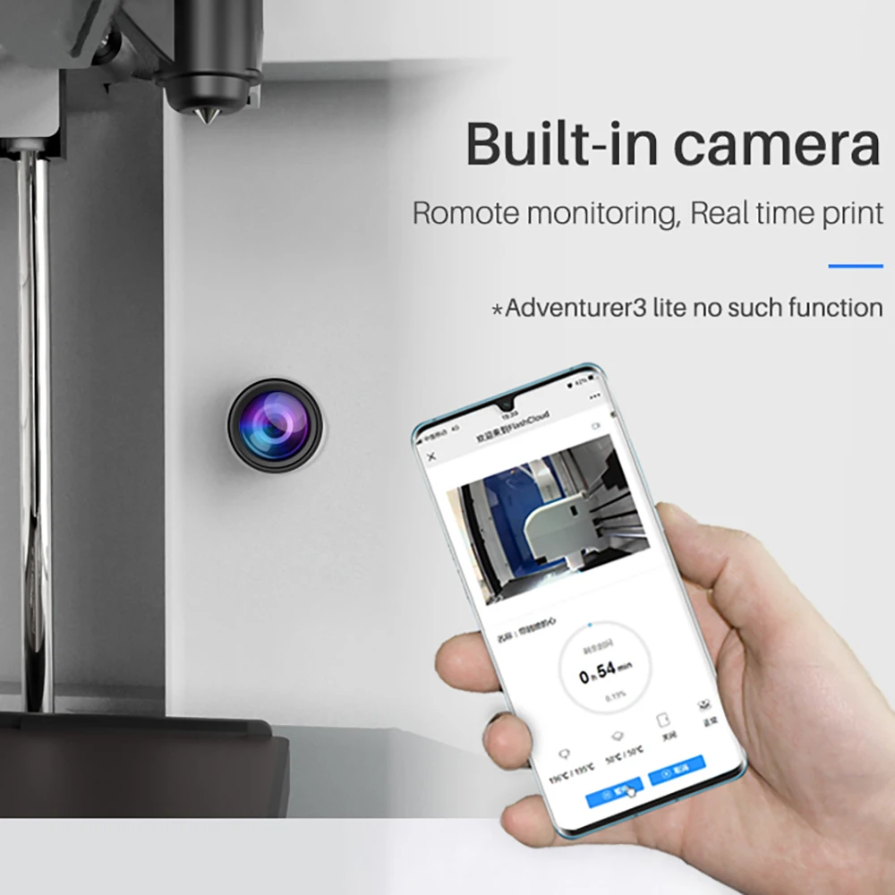 Kaufen Flashforge Adventurer 3 Hohe Präzision 3D Drucker Mit Webcam Feed-off Erinnerung Auto Nivellierung Wolke Druck DIY Impresora 3d