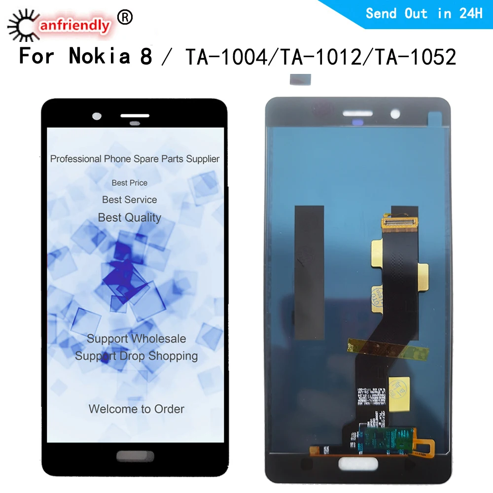 

5.3" IPS LCD For Nokia 8 Nokia8 N8 TA-1004 TA-1012 TA-1052 LCD Display Touch panel Screen Digitizer Assembly Lcd replacement