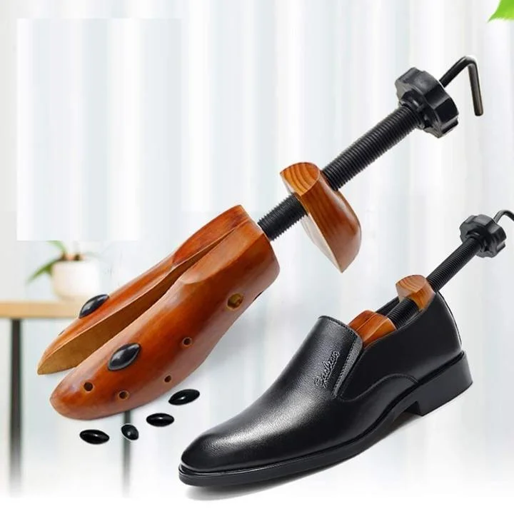 

1pcs Wooden Shoe Stretcher Unisex Shoes Tree Shaper Rack, Wood Adjustable Flats Pumps Boots Expander Trees Size S/M/L Man Women