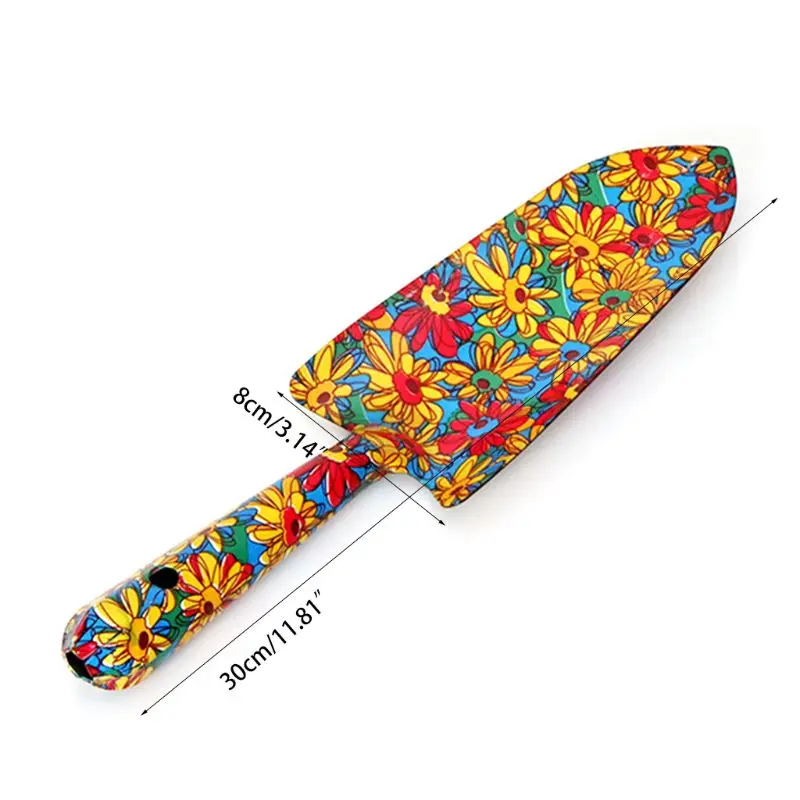 

Garden Trowel Printed Rust Resistant Small Shovel Gardening Tool for Flower Vegetable Potted Succulent Planting