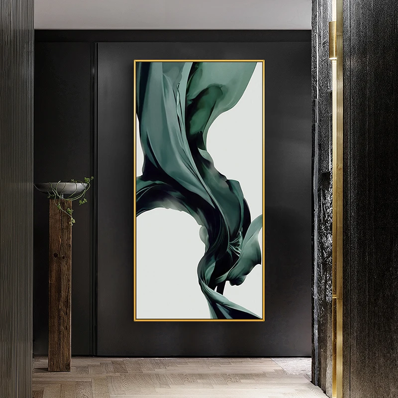 

Hand-painted Oil Painting Abstract Vertical Version Of The Light Entrance Corridor For Luxury Paintings Sharply Villa Backdrop D