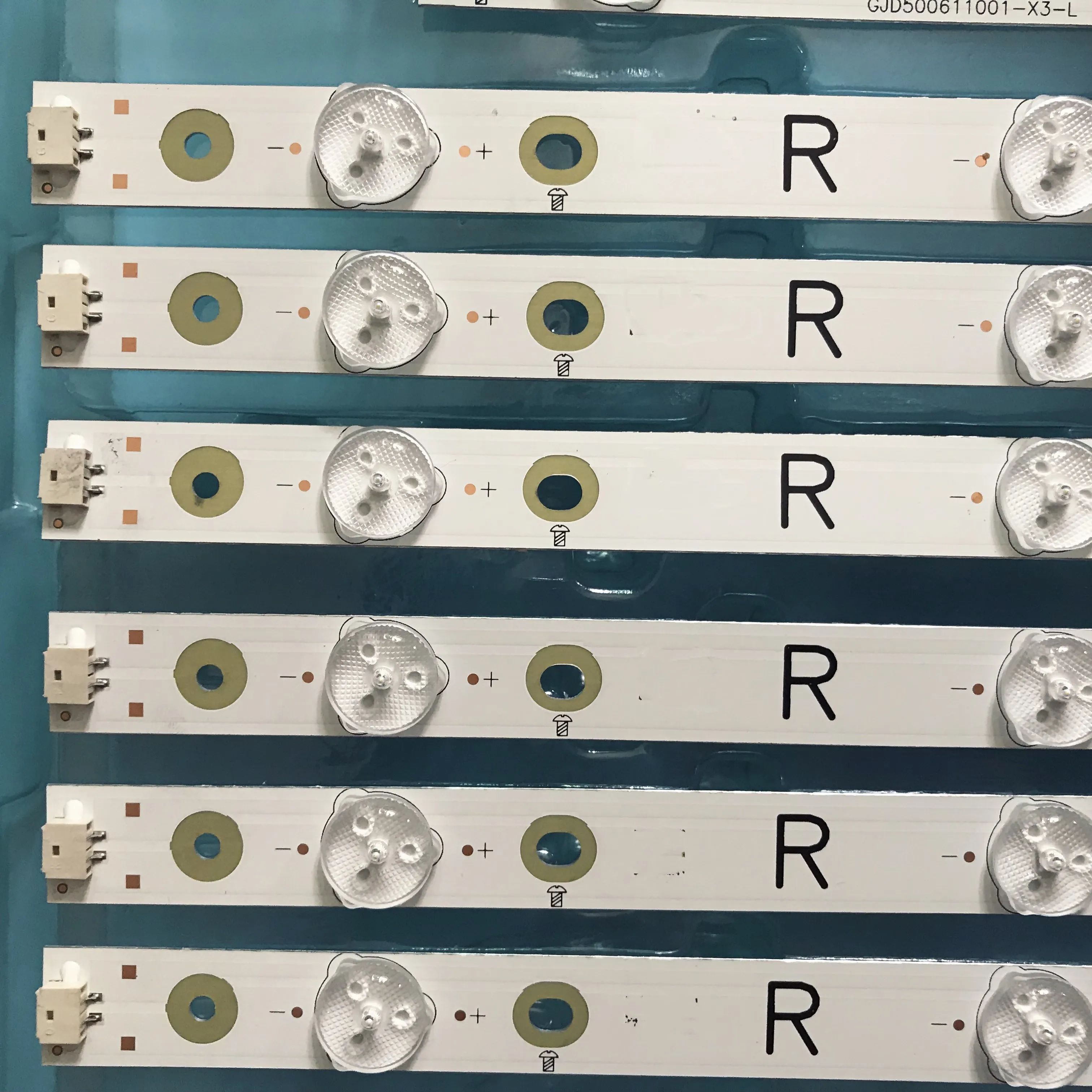 1 комплект = 12 шт. светодиодная подсветка для LE50D1452 T5002S 50PFF3655/T3 LD50V02S