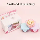 4 шт.компл. PP кухонная герметичная коробка, контейнер для закусок, портативный контейнер для хранения продуктов, мини квадратная коробка для сохранения свежести 60 мл